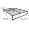 Flash Furniture Queen Platform Bed Frame and 12" Mattress Set XU-BD10001-10PSM-Q-GG - alternate 4